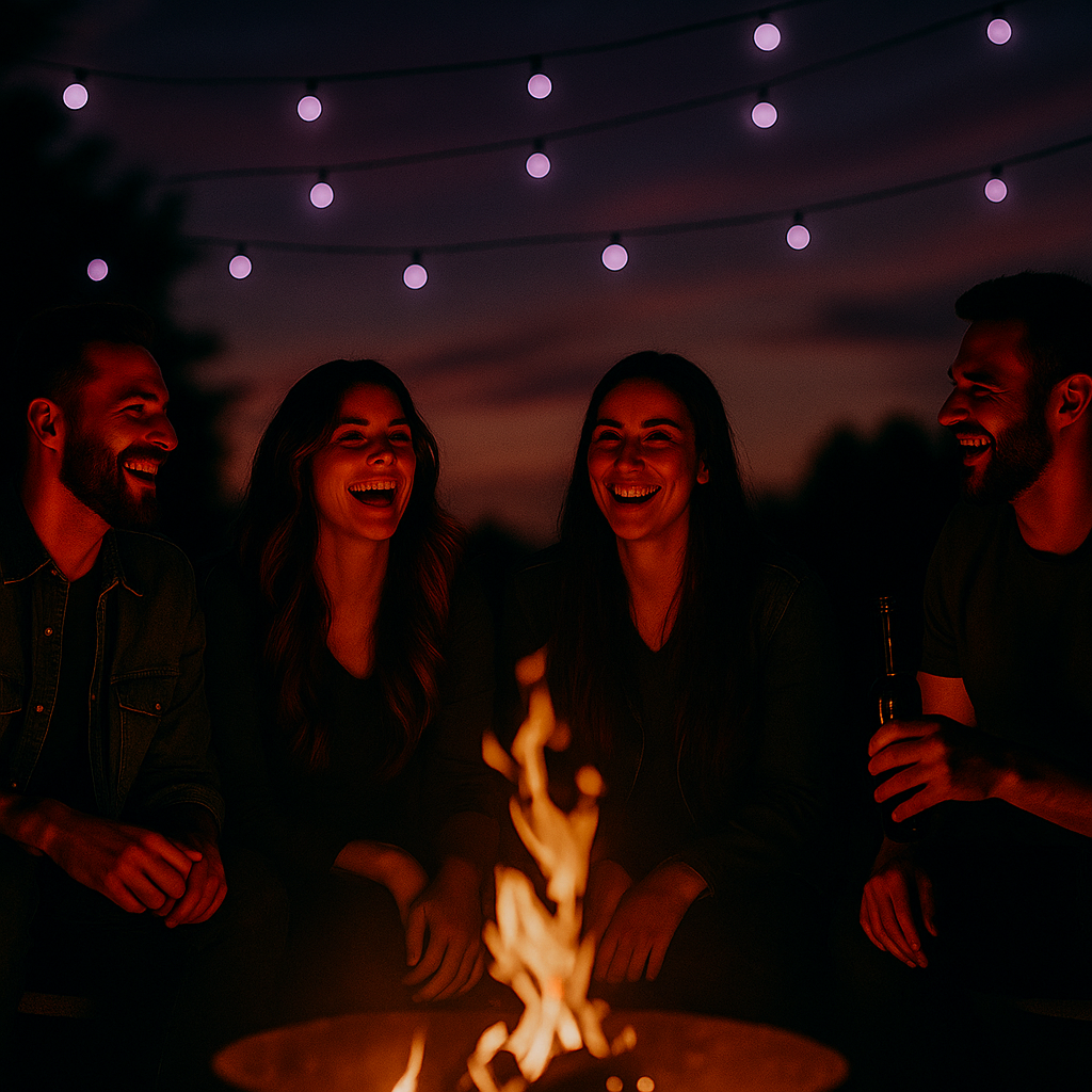 Party Decorations Store featuring colorful balloon kits, LED lights, elegant table centerpieces, and photo booth props for weddings, birthdays, and events.